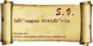 Süveges Viktória névjegykártya